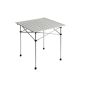 Preview: BasicNature Rolltisch Alu,  70 x 70 cm