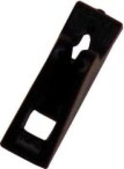 Seil-Spanner, Nylon für 2 mm Leine, schwarz