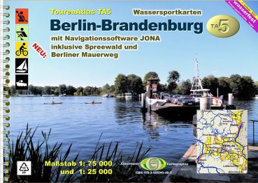 Jübermann TourenAtlas TA5  Berlin-Brandenburg