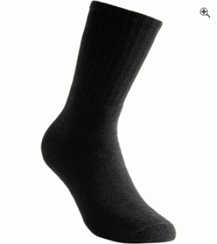 Ullfrotté Woolpower Aktive Socken 200 g, schwarz