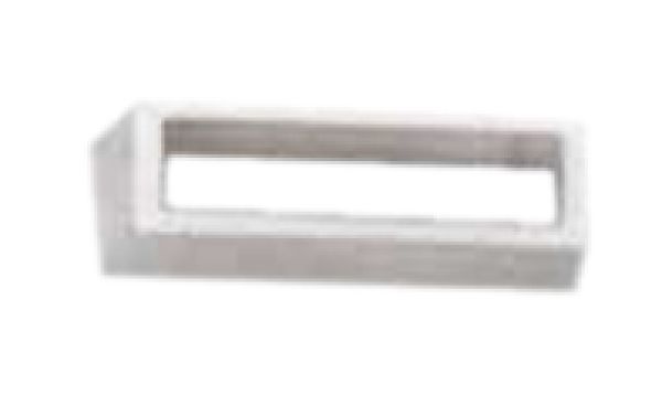 Rechteckrohr 40 x 12 mm - ab 180 bis 200 cm Länge, Sperrgut