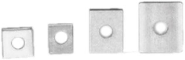 Vierkantmutter M8, 20 x 25 x 4 mm u.a. Mercedes Schiene