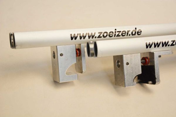 Klemmbackenträger für freiliegende Reling bis 170 cm - Sperrgut