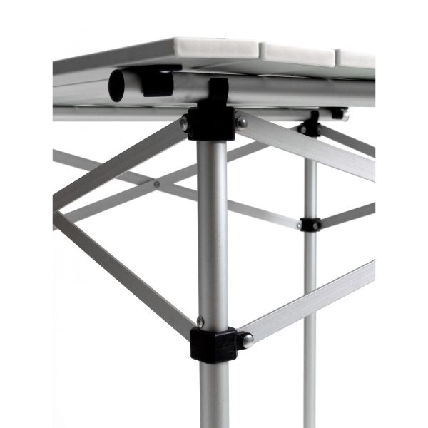 BasicNature Rolltisch Alu,  70 x 70 cm
