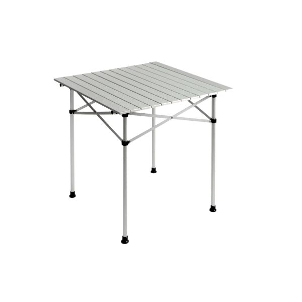 BasicNature Rolltisch Alu,  70 x 70 cm