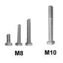 Sechskantschraube 8 x 40mm, DIN 933